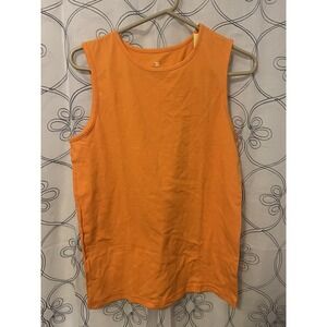 Boys All In Motion Shirt Size‎ XL (16) Orange Sleeveless